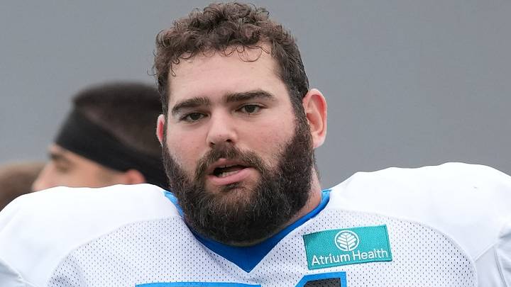 Carolina Panthers offensive lineman Jake Curhan