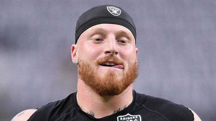 Las Vegas Raiders defensive end Maxx Crosby warms up before the game against the Seattle Seahawks. Las Vegas Raiders defensive end Maxx Crosby warms up before the game against the Seattle Seahawks.