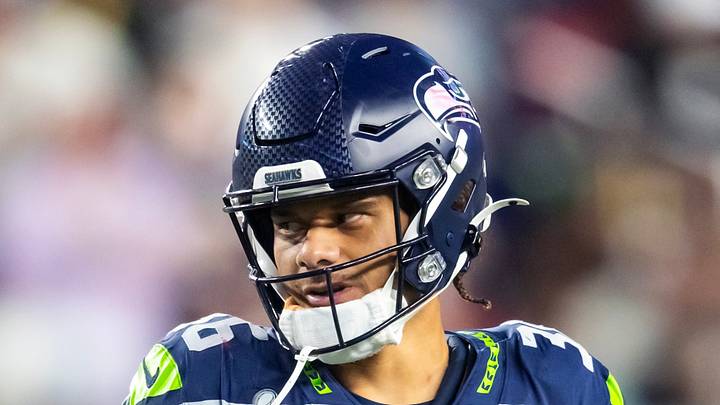 Seattle Seahawks running back George Holani looks on