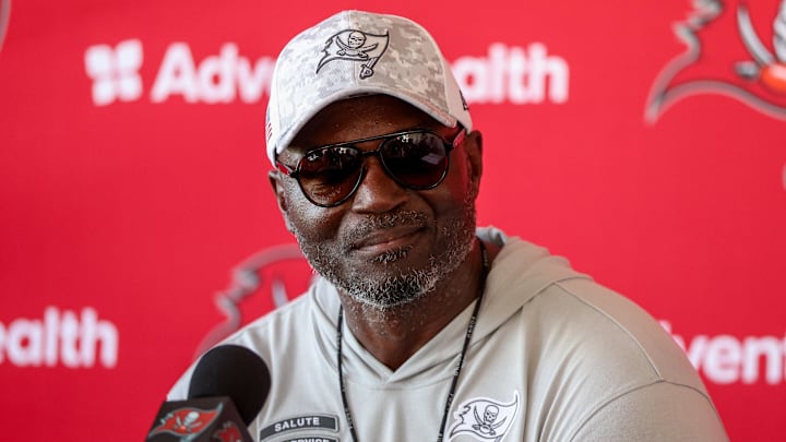 Jul 31, 2025; Tampa, FL, USA; Tampa Bay Buccaneers head coach Todd Bowles Mandatory Credit: Nathan Ray Seebeck-Imagn Images