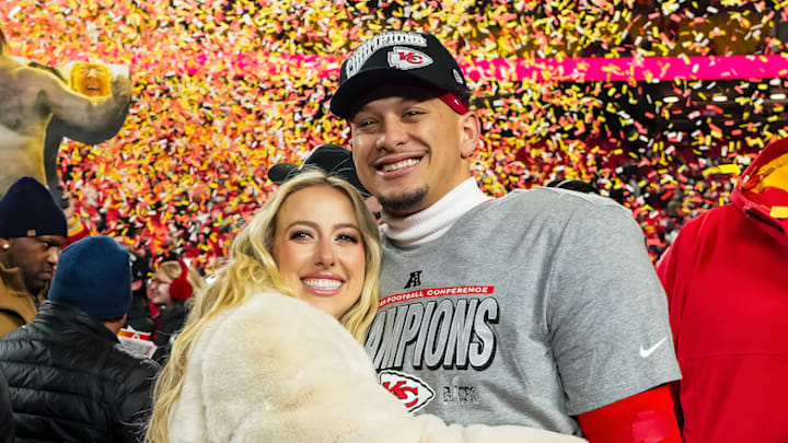 Brittany and Patrick Mahomes