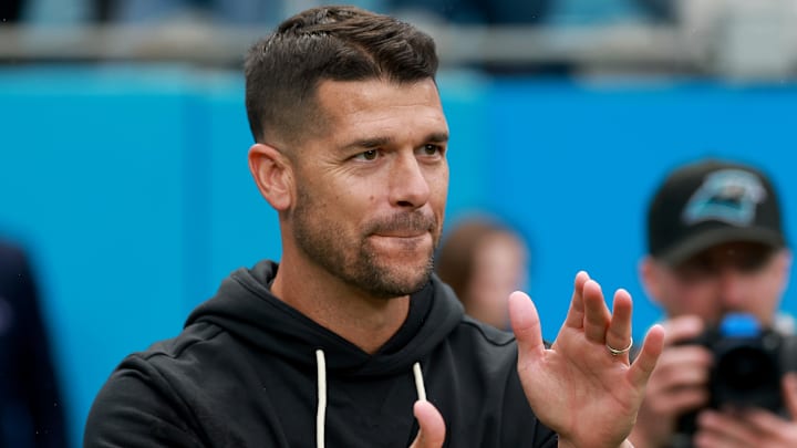 Carolina Panthers head coach Dave Canales