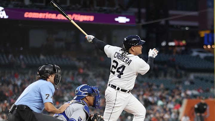 Miguel Cabrera ostenta 373 jonrones con los Tigres de Detroit