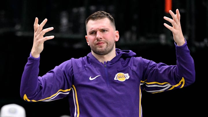 Los Angeles Lakers guard Luka Doncic Los Angeles Lakers guard Luka Doncic