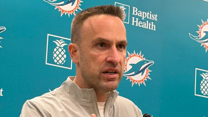 Miami Dolphins coach Jeff Hafley 