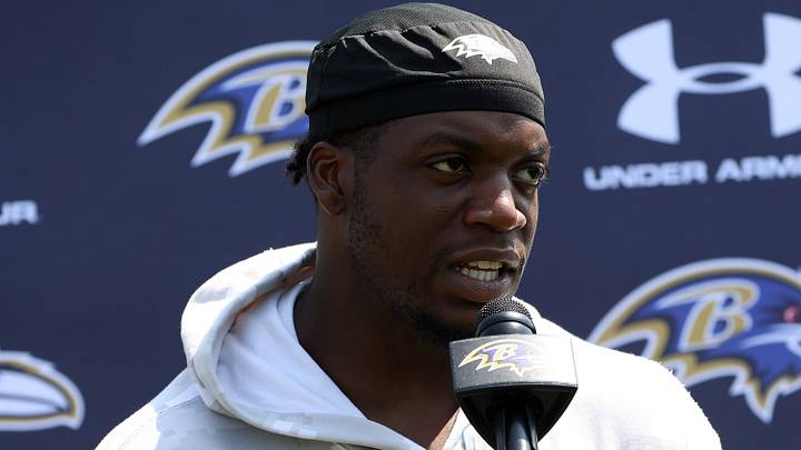 Baltimore Ravens linebacker Adisa Isaac Baltimore Ravens linebacker Adisa Isaac