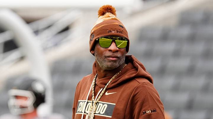 Oct 31, 2026; Boulder, Colorado, USA; Colorado Buffaloes head coach Deion Sanders before the game against the Kansas State Wildcats at Folsom Field. Mandatory Credit: Ron Chenoy-Imagn Images Oct 31, 2026; Boulder, Colorado, USA; Colorado Buffaloes head coach Deion Sanders before the game against the Kansas State Wildcats at Folsom Field. Mandatory Credit: Ron Chenoy-Imagn Images