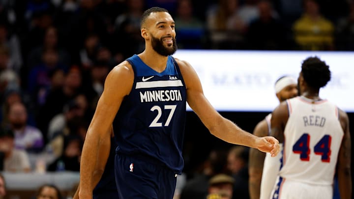 Rudy Gobert juega para los Minnesota Timberwolves de la NBA desde 2022