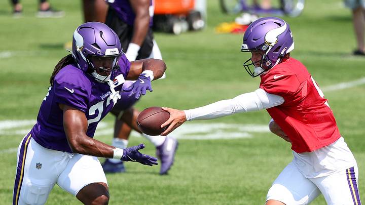 Jordan Mason is starting to break loose at Vikings Camp. Mandatory Credit: Matt Krohn-Imagn Images Jordan Mason is starting to break loose at Vikings Camp. Mandatory Credit: Matt Krohn-Imagn Images