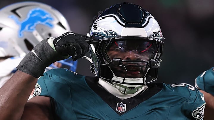 Philadelphia Eagles defensive tackle Moro Ojomo Philadelphia Eagles defensive tackle Moro Ojomo