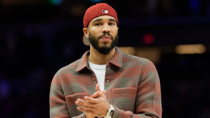 Nov 29, 2025; Minneapolis, Minnesota, USA; Boston Celtics forward Jayson Tatum (0) during the fourth quarter against the Minnesota Timberwolves at Target Center. Mandatory Credit: Matt Blewett-Imagn Images Nov 29, 2025; Minneapolis, Minnesota, USA; Boston Celtics forward Jayson Tatum (0) during the fourth quarter against the Minnesota Timberwolves at Target Center. Mandatory Credit: Matt Blewett-Imagn Images