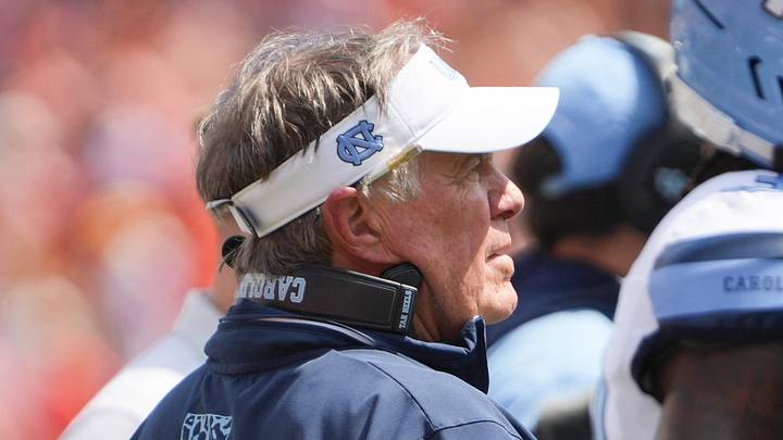 University of North Carolina Head Coach Bill Belichick during the second quarter at Memorial Stadium in Clemson, S.C. Saturday, September 19, 2026.
