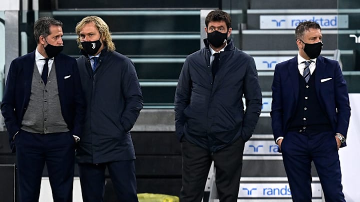 Paratici, Nedved, Agnelli e Cherubini 
