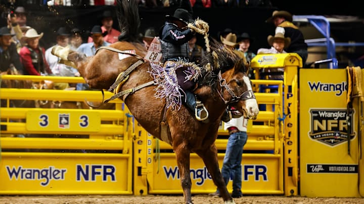South Point bucking at the 2024 NFR