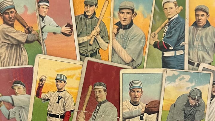 Assorted T212 Obak baseball cards Assorted T212 Obak baseball cards