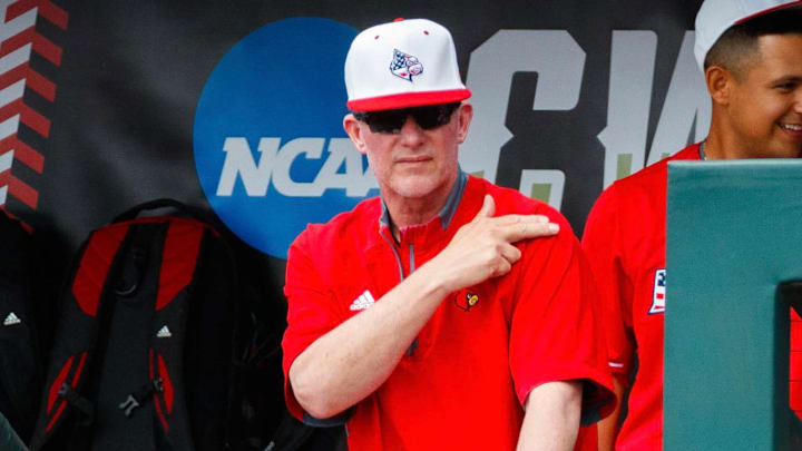 Louisville pitching coach Roger Williams