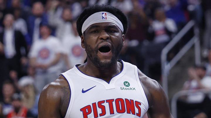 Apr 22, 2026; Detroit, Michigan, USA; Detroit Pistons forward Isaiah Stewart (28) reacts during the second half against the Orlando Magic during game two of the first round of the 2026 NBA Playoffs at Little Caesars Arena. Mandatory Credit: Rick Osentoski-Imagn Images Apr 22, 2026; Detroit, Michigan, USA; Detroit Pistons forward Isaiah Stewart (28) reacts during the second half against the Orlando Magic during game two of the first round of the 2026 NBA Playoffs at Little Caesars Arena. Mandatory Credit: Rick Osentoski-Imagn Images