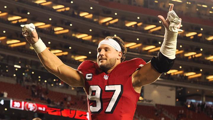 San Francisco 49ers defensive lineman Nick Bosa (97)