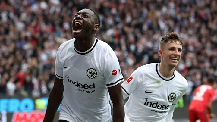 Randal Kolo Muani und Jesper Lindstrom stehen im Fokus von vielen Top-Clubs. Randal Kolo Muani und Jesper Lindstrom stehen im Fokus von vielen Top-Clubs.