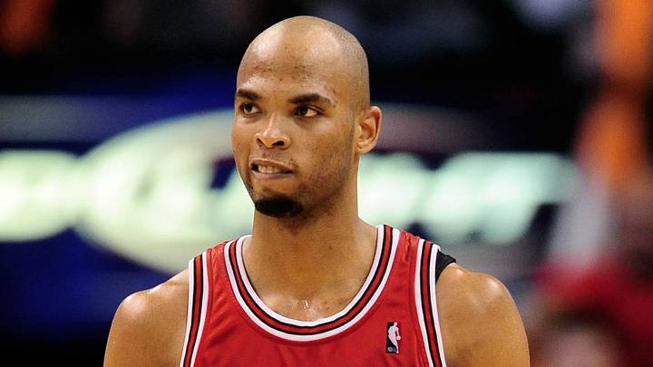 Jan. 22, 2010; Phoenix, AZ, USA; Chicago Bulls forward (22) Taj Gibson against the Phoenix Suns at the US Airways Center. Chicago defeated Phoenix 115-104. Mandatory Credit: Mark J. Rebilas-USA TODAY Sports