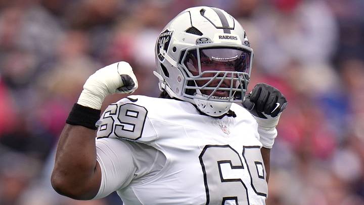 Las Vegas Raiders defensive tackle Adam Butler