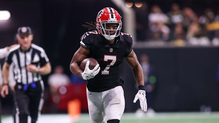 Atlanta Falcons running back Bijan Robinson has become one of the top offensive weapons in the NFL in his second season. Atlanta Falcons running back Bijan Robinson has become one of the top offensive weapons in the NFL in his second season.