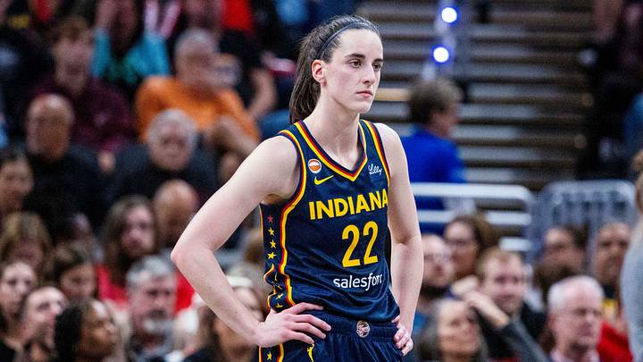 Sep 22, 2026; Indianapolis, Indiana, USA;  Indiana Fever guard Caitlin Clark (22) in the second half against the Minnesota Lynx at Gainbridge Fieldhouse.  Mandatory Credit: Trevor Ruszkowski-Imagn Images