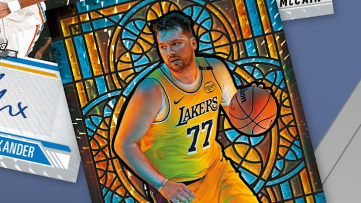 2024-25 Panini Mosaic Luka Doncic Los Angeles Lakers / https://x.com/PaniniAmerica/status/1942982413023383559/photo/1 2024-25 Panini Mosaic Luka Doncic Los Angeles Lakers / https://x.com/PaniniAmerica/status/1942982413023383559/photo/1