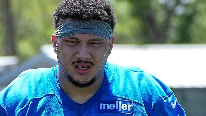 Detroit Lions guard  Christian Mahogany