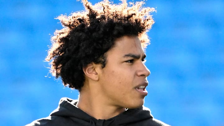 Carolina Panthers wide receiver Jalen Coker 