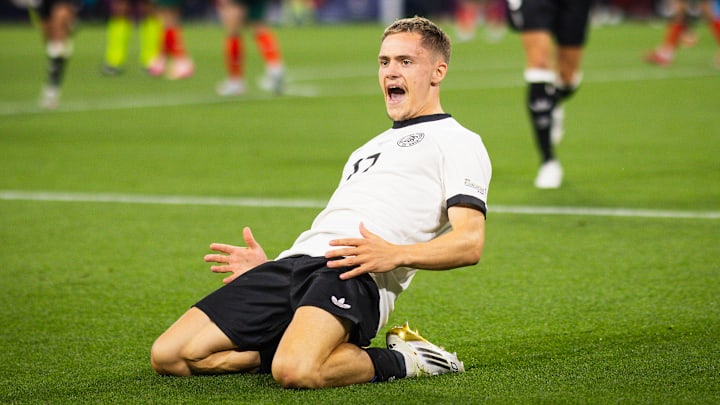Florian Wirtz scored for Germany against Portugal in June. Florian Wirtz scored for Germany against Portugal in June.