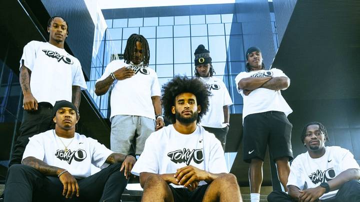 The Oregon Ducks' NIL merchandise group Ducks of a Feather releases a Tokyo inspired collection. The Oregon Ducks' NIL merchandise group Ducks of a Feather releases a Tokyo inspired collection.
