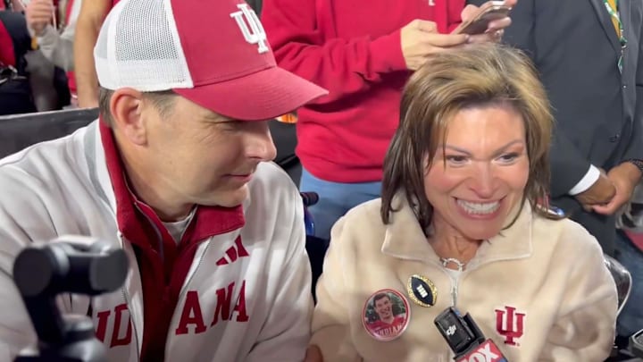 Mendoza's family was on-site in their hometown Miami to watch the Hoosiers win the national title.