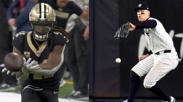 A dropped ball from Kamara made for a recall to Judge's dropped ball in the World Series