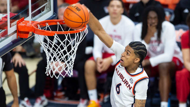 Auburn Tigers guard Elyjah Freeman, seen here against NC State, had 19 points off the bench in the win over Chattanooga. Auburn Tigers guard Elyjah Freeman, seen here against NC State, had 19 points off the bench in the win over Chattanooga.