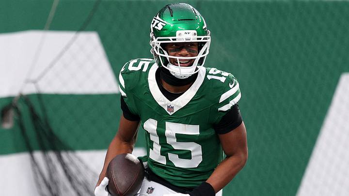 New York Jets wide receiver Adonai Mitchell New York Jets wide receiver Adonai Mitchell