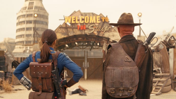 Ella Purnell (Lucy MacLean), Walton Goggins (The Ghoul) in FALLOUT SEASON 2
Courtesy of Prime
© Amazon Content Services LLC