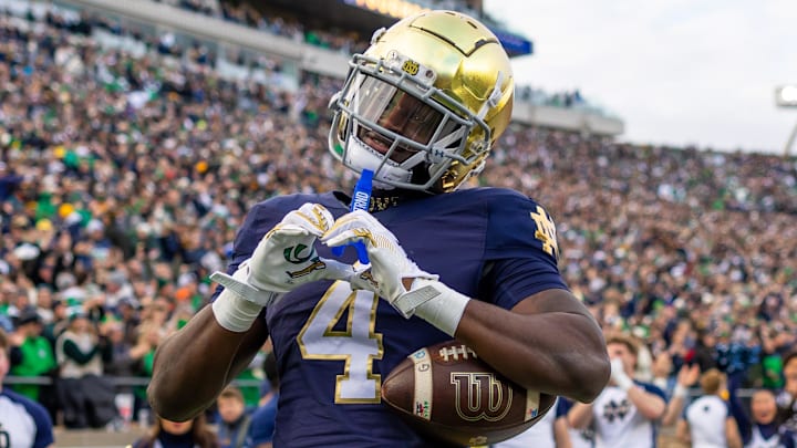 Notre Dame Fighting Irish - running back Jeremiyah Love
