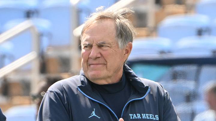Sep 12, 2026; Chapel Hill, North Carolina, USA; North Carolina Tar Heels head coach Bill Belichick on the field before the game at Kenan Stadium. Mandatory Credit: Bob Donnan-Imagn Images Sep 12, 2026; Chapel Hill, North Carolina, USA; North Carolina Tar Heels head coach Bill Belichick on the field before the game at Kenan Stadium. Mandatory Credit: Bob Donnan-Imagn Images