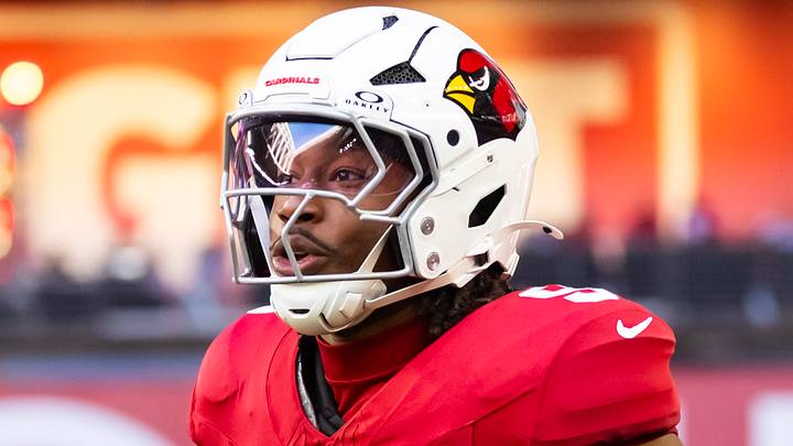 Dec 7, 2025; Glendale, Arizona, USA; Arizona Cardinals linebacker BJ Ojulari (9) against the Los Angeles Rams at State Farm Stadium. Mandatory Credit: Mark J. Rebilas-Imagn Images Dec 7, 2025; Glendale, Arizona, USA; Arizona Cardinals linebacker BJ Ojulari (9) against the Los Angeles Rams at State Farm Stadium. Mandatory Credit: Mark J. Rebilas-Imagn Images