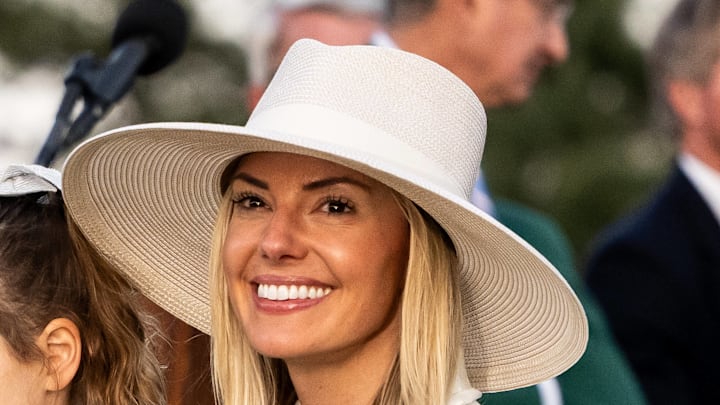 Rory McIlroy with his wife and daughter