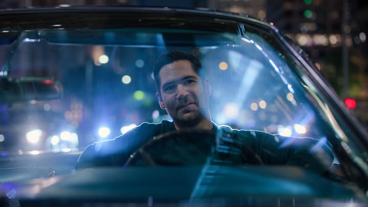 The Lincoln Lawyer. Manuel Garcia-Rulfo as Mickey Haller in episode 310 of The Lincoln Lawyer. 