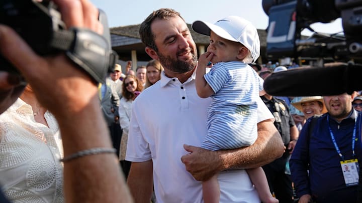 Scottie Scheffler and his wife gave birth to their second child last week. 