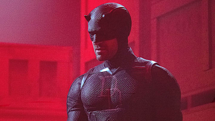 Matt Murdock/Daredevil (Charlie Cox) on the set of Marvel Television's DAREDEVIL: BORN AGAIN, exclusively on Disney+. 