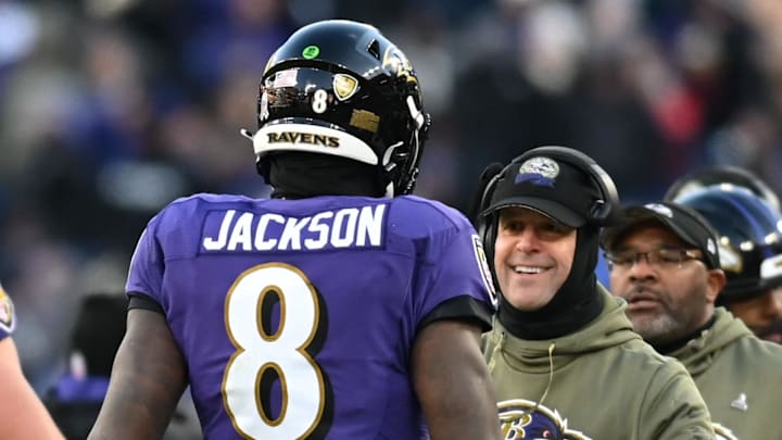John Harbaugh said he has a “phenomenal relationship” with Lamar Jackson.