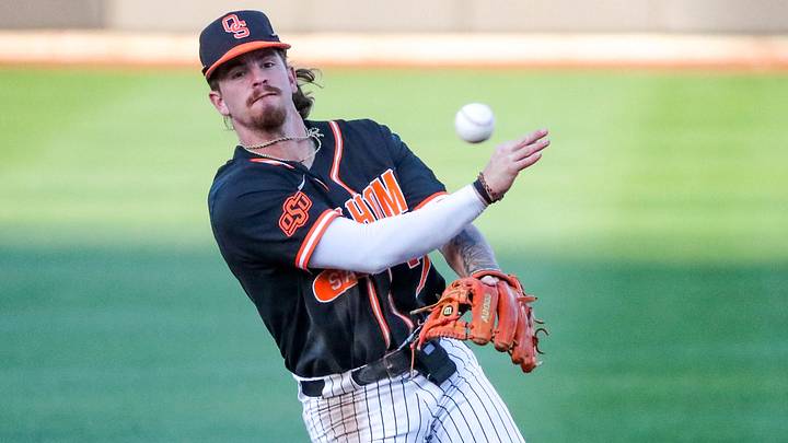Oklahoma State second baseman Roc Riggio. Oklahoma State second baseman Roc Riggio.