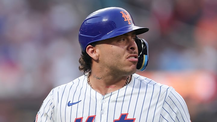 New York Mets catcher Francisco Alvarez New York Mets catcher Francisco Alvarez