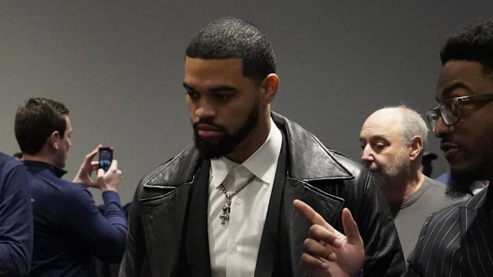 We're months away from OTAs, but Chicago Bears quarterback Caleb Williams already has his game face on.