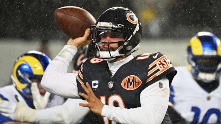 Bears quarterback Caleb Williams set a lofty goal for the team this upcoming season.