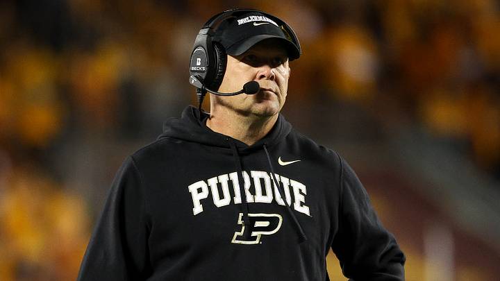 Purdue Boilermakers head coach Barry Odom.